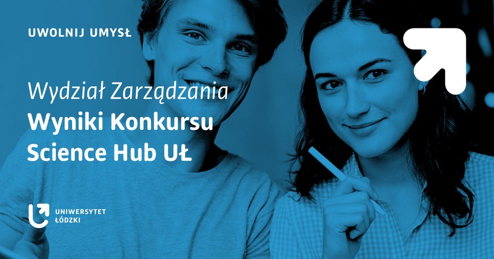 grafika - zwycięzcy Science Hub - Wydział Zarządzania